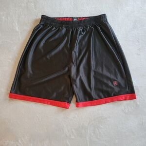 Vintage Men's Black STARTER Basketball Dazzle Shorts L